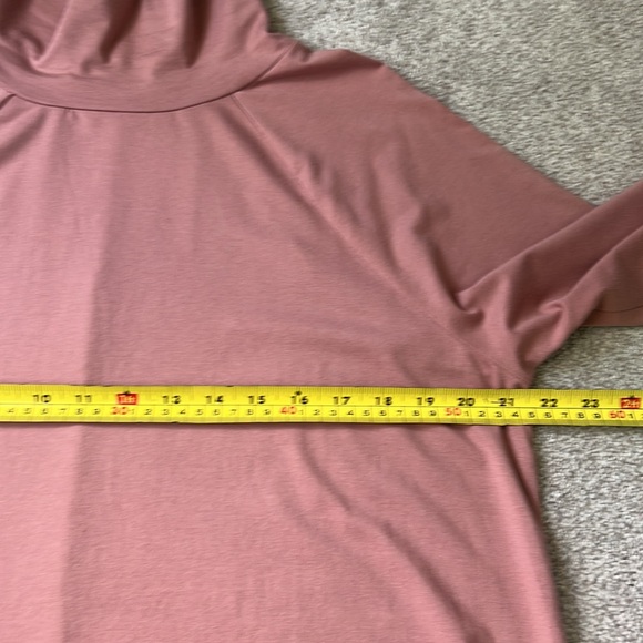 J. Jill Size LP Luxe Supima Everyday turtleneck tunic in dusty rose - Picture 6 of 10